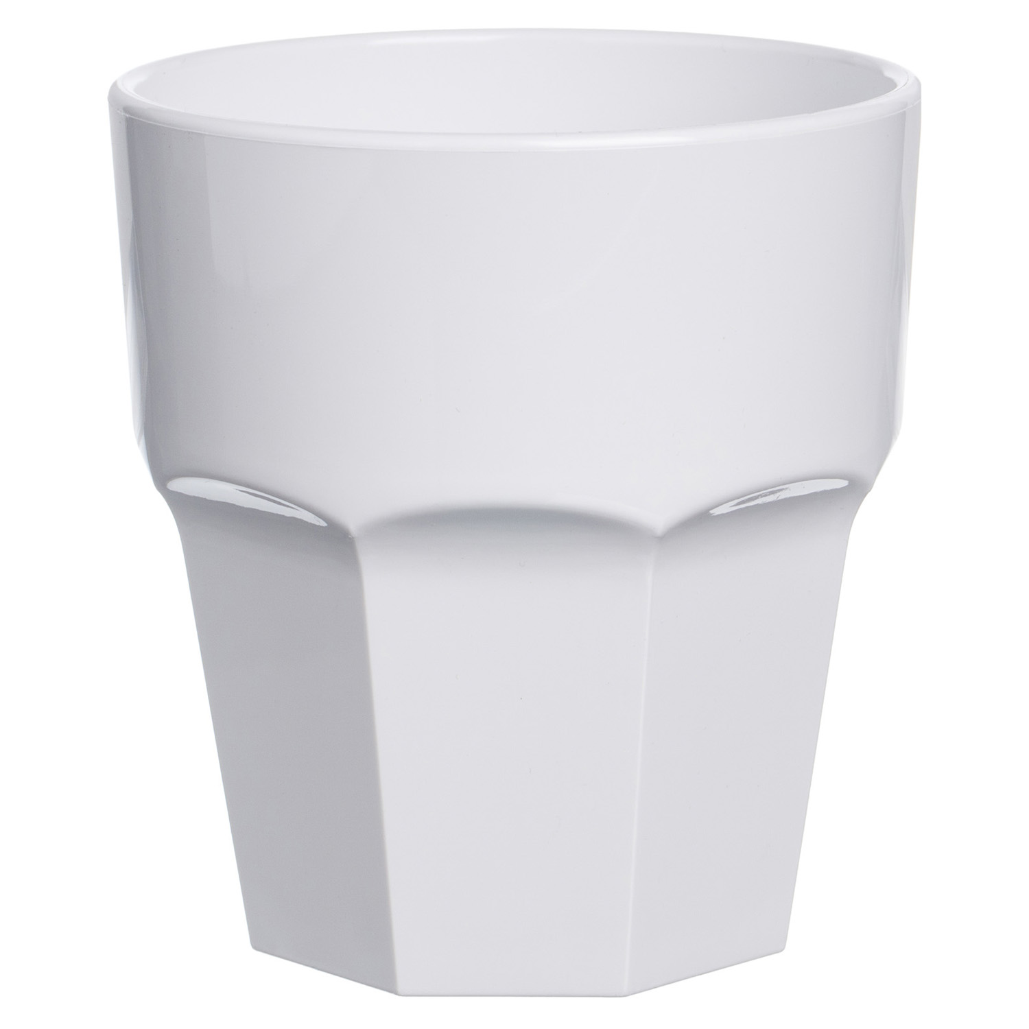 Олд Фэшн 250 мл. d=83 мм. h=90 мм. поликарбонат белый /1/42/