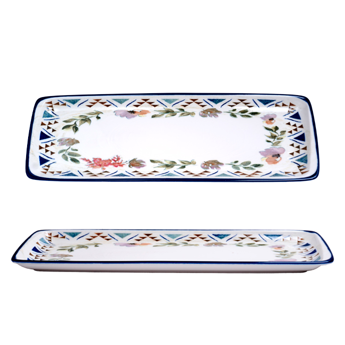 Блюдо прямоуг. 480*160 мм. Спринг, форма Мув Bonna /1/6/366/ АКЦИЯ