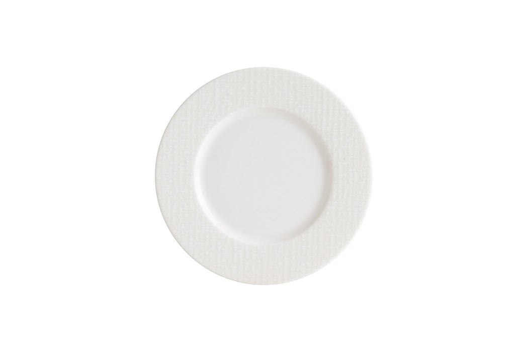 Тарелка d=160 мм. Белый Пэтч, форма Нит, тонкий край Bonna /1/6/420/