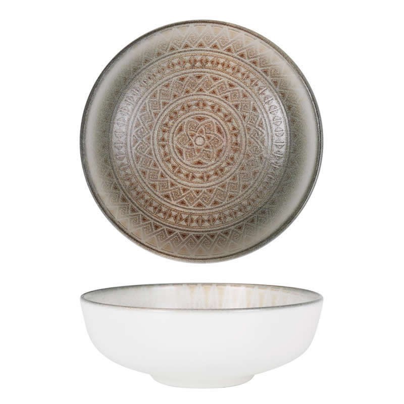 Салатник d=140 мм. 350 мл. h=50 мм. штабелир. Дамаск, форма Хюгге Bonna /1/12/