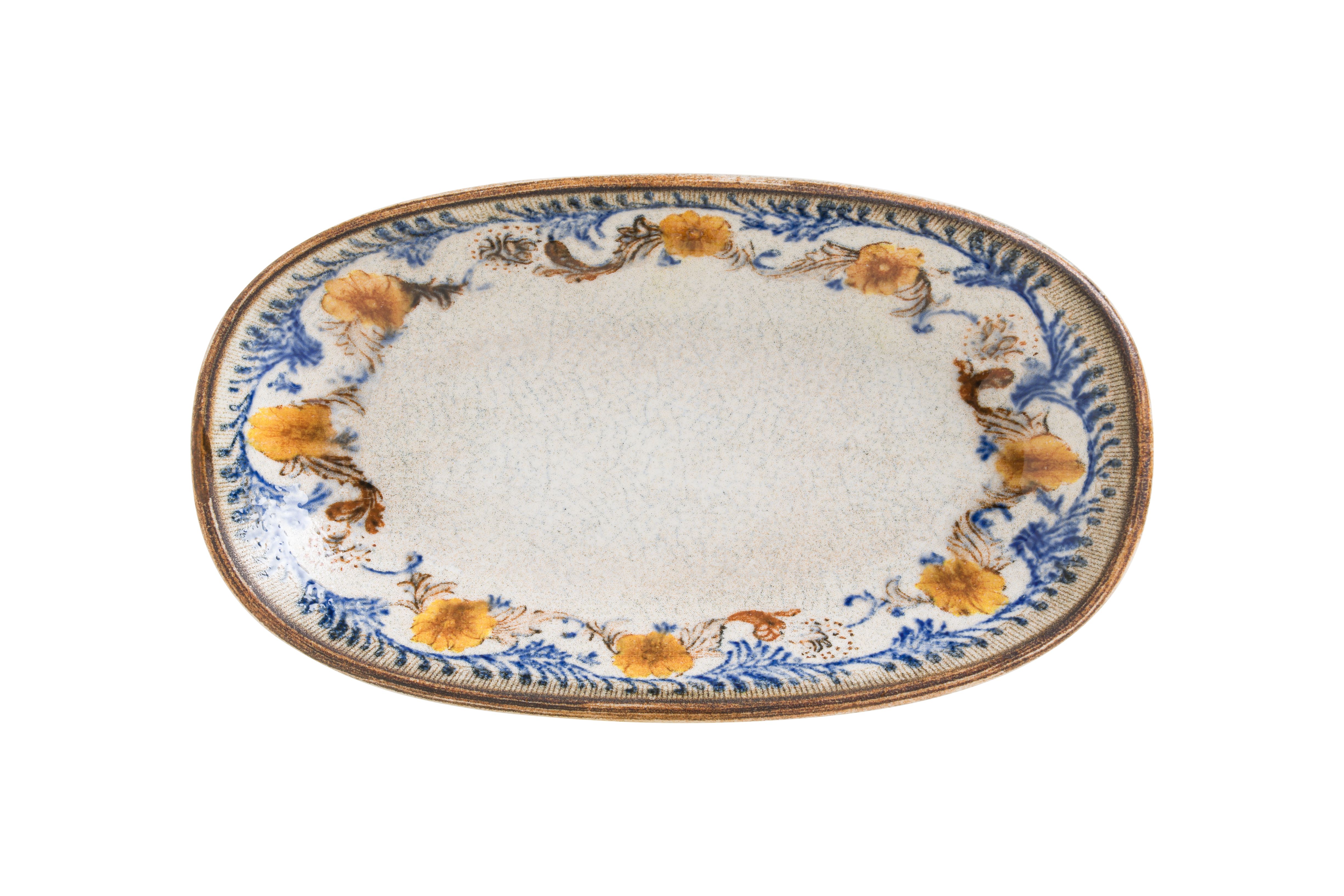 Блюдо овальное 150*85 мм. Ретро Флорал, форма Гурмэ Bonna /1/12/3168/