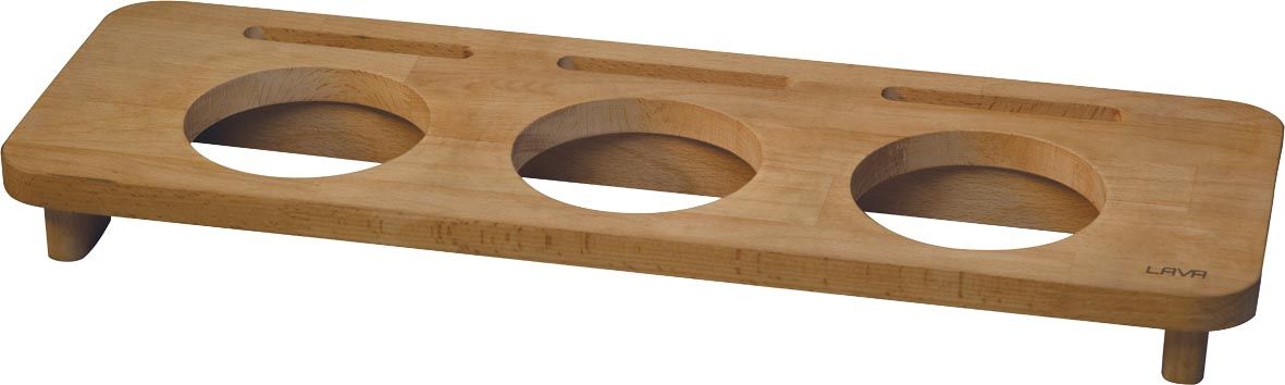 Подставка для подачи d=11 см. (на 3 салатника 62732) дерево /1/ АКЦИЯ