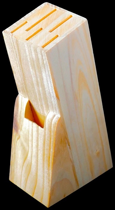 Подставка для ножей 11*6,5*21 см. для 5 шт. сосна /1/24/ АКЦИЯ