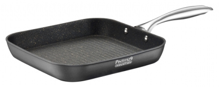 Сковорода-гриль 26*26 см. h=4,6 см. 2,35 л. алюм. с антиприг. покрыт. (индукция) ST1 Pinti /1/