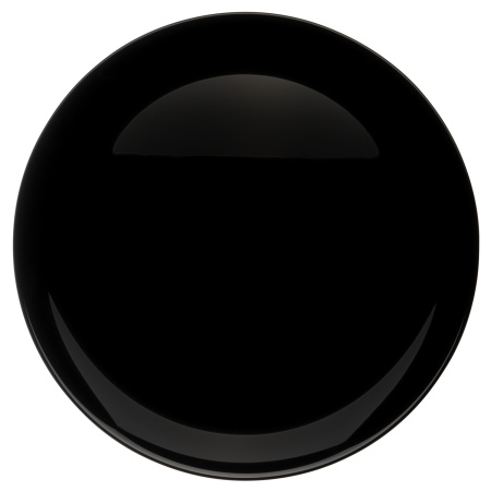 Тарелка d=250 мм. h=17 мм. без полей Эволюшн Блэк /6/24/1152/