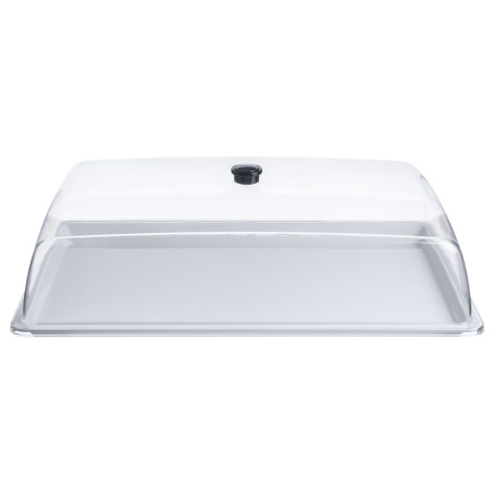 Поднос для подачи 53*32,5 см. поликарбонат, белый (крышка 76826) GP /1/24/