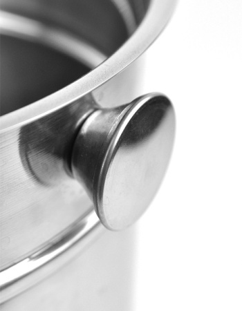 Ведро для шампанского  7,3 л. нерж. d=220/160 мм. h=255 мм. с ручками для 1-й бутылки MGsteel /1/6/24/ АКЦИЯ