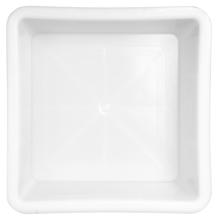 Контейнер для теста 430*430*160 мм. (-30/+60°C) конусный, сплошной, морозостойкий, белый, полиэт. /1/300/