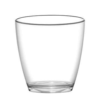 Ведро для шампанского  3,7 л. пласт. 220*160/137*110 мм. h=235 мм. для 1-й бутылки, прозрачное Abert /1/6/