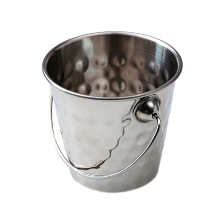 Ведерко для подачи  d=90/60 мм. h=90 мм. 350 мл. нерж. чеканное MGsteel /1/72/ АКЦИЯ