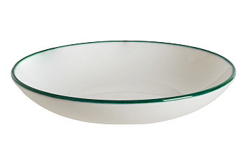 Тарелка d=230 мм. глубокая 1000 мл. h=45 мм. Линеа Зеленый Bonna /1/12/