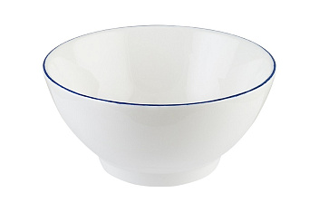 Салатник d=140 мм. 450 мл. h=65 мм. Ретро синий край (тарелка подст.70714) Bonna /1/12/732/