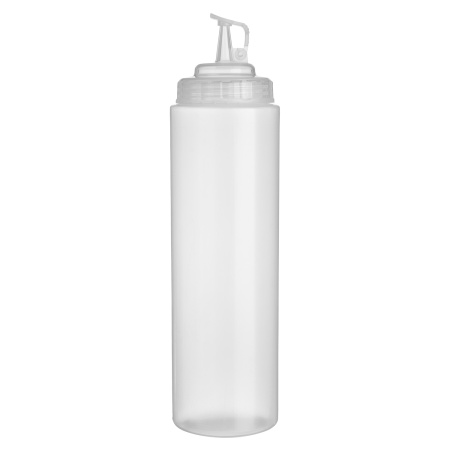 Емкость для соуса 1000 мл. d=75 мм. h=290 мм. широкая прозрачная GP /1/96/