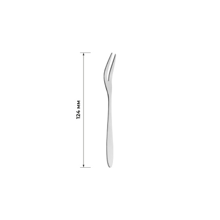 Вилка для улиток 18/10  1,5 мм. 12,4 см. MGsteel /1/ АКЦИЯ АКЦИЯ