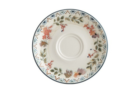 Блюдце d=160 мм. Спринг (чашка 68398, 79503), форма Гурмэ Bonna /1/6/1848/ АКЦИЯ