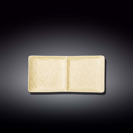 Менажница 2-х секц. 270*130 мм. Сэнд Wilmax /1/3/24/