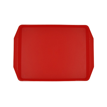 Поднос 42*30 см. красный поверхность шагрень MGprof /1/10/