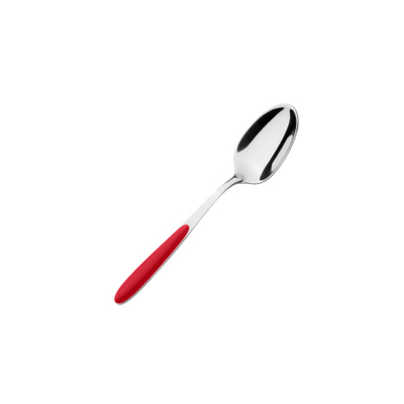 Ложка чайная Мастер 18/0  2 мм 13,1 см. красный Abert /12/