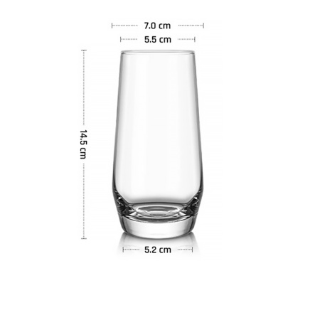 Хайбол 350 мл. d=55/70 мм. h=145 мм. хр. стекло Тандем MGline /6/24/ ВДОХНОВЕНИЕ