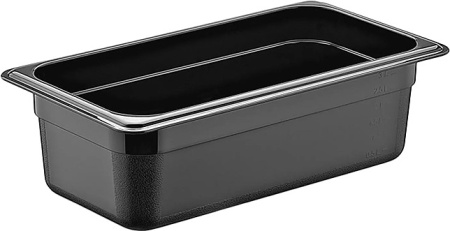 Гастроемкость 1/3 h=100 мм. 325*176 мм. 3 л. п/п черная GP /1/18/