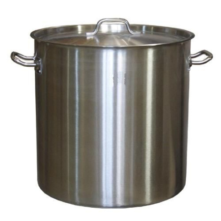 Котел 50 л. нерж. d=40 см. h=40 см. тройное дно с крышк. (индукция) MGsteel /1/