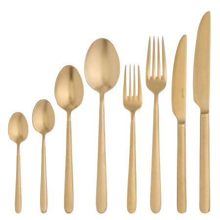 Ложка десертная Иллюзион Золотая 18/10  2,5 мм 16,7 см. Bonna /12/