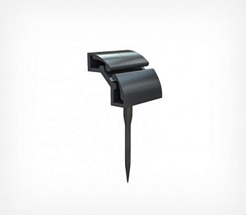 Держатель для ценников и табличек h=5 см. черный пластик. на иголке /1/100/