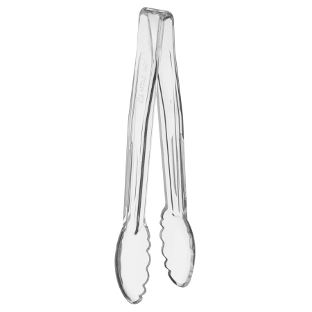 Щипцы универсальные 24 см. прозрачные поликарбонат (до +120°C) MGprof /1/20/ 