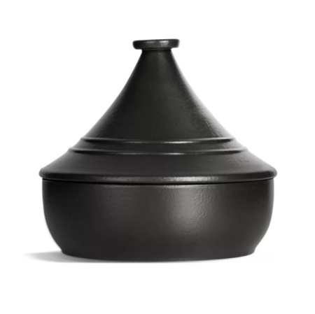 Тажин 0,6 л. d=160 мм. h=160 мм. с крышкой черный керам Emile Henry /1/2/