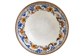 Тарелка d=240 мм. глубокая 400 мл. h=52 мм. Ретро Флорал, форма Гурмэ Bonna /1/6/432/